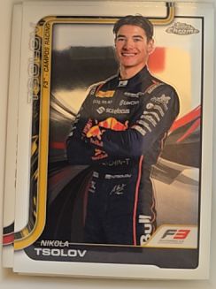 2025 Topps Chrome Formula 1 #52 Nikola Tsolov — front
