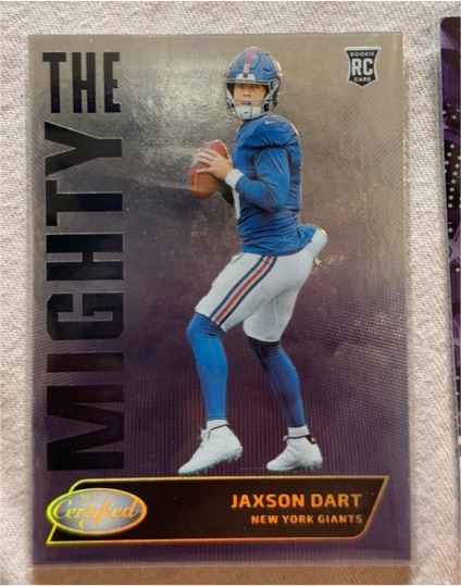 2025 Panini Certified The Mighty Jaxson Dart — front