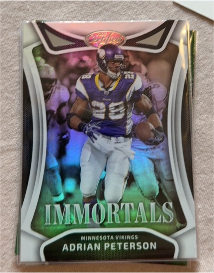 2025 Panini Certified Immortals #IM-APN Adrian Peterson — front