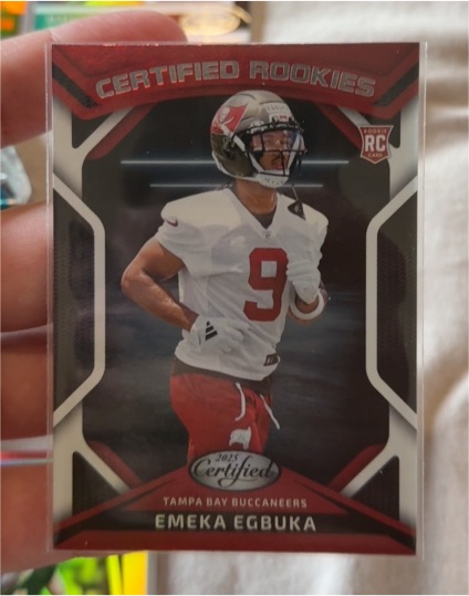 2025 Panini Certified #CRK-EEA Emeka Egbuka Certified Rookies — front