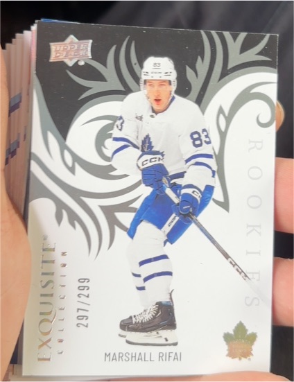 2024-25 Upper Deck Ice Exquisite Collection Rookies #R-44 Marshall Rifai — front
