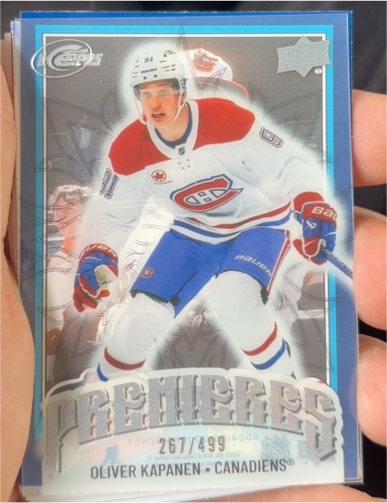 2024-25 Upper Deck Ice Premieres #267 Oliver Kapanen — front