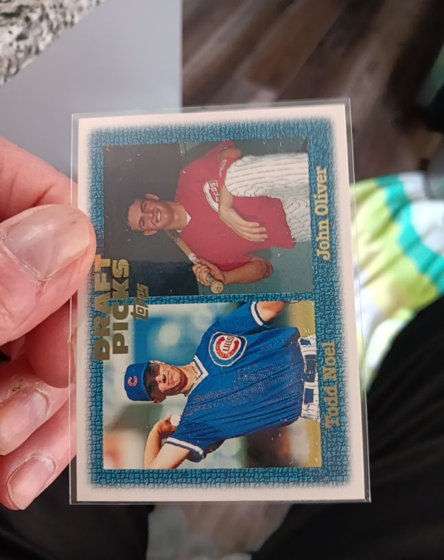 1987 Donruss Draft Picks #DP-3 John Oliver / Paul Kilgus — front