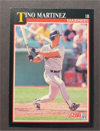1991 Score #798 Tino Martinez — front
