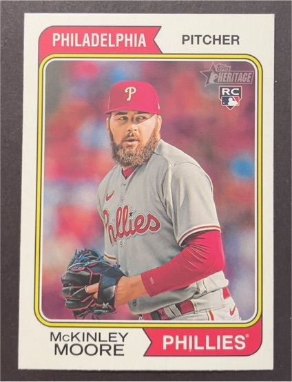 2023 Topps Heritage High Number #524 McKinley Moore — front