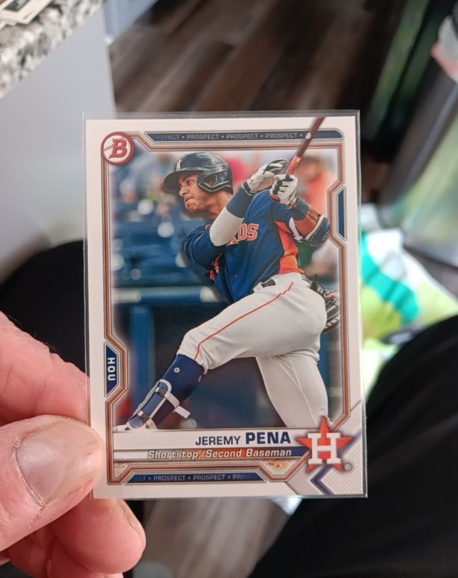 2021 Bowman Prospects #BP-11 Jeremy Pena — front