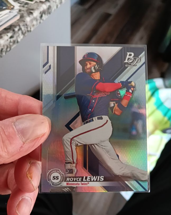 2019 Bowman Platinum #TOP-81 Royce Lewis — front