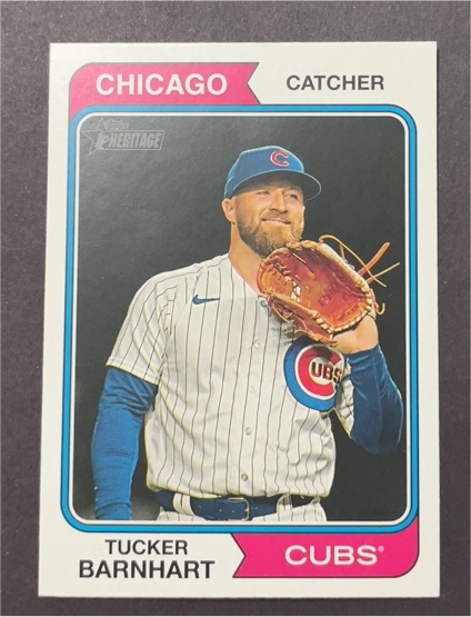 2023 Topps Heritage High Number #689 Tucker Barnhart — front