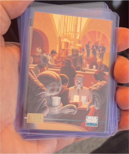 1994 Topps Star Wars Galaxy #3 A Menace Named Maul — front
