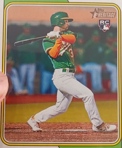 2023 Topps Heritage #176 Cal Stevenson — front