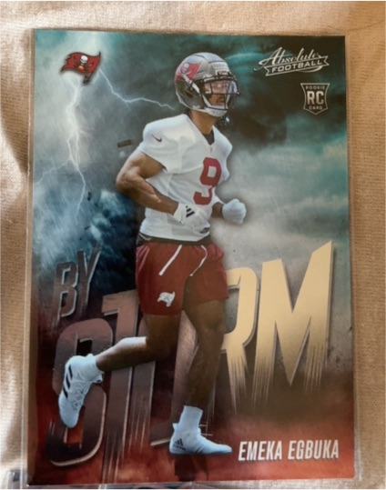 2025 Panini Absolute #4 Emeka Egbuka By Storm — front