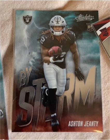 2025 Panini Absolute By Storm #1 Ashton Jeanty — front