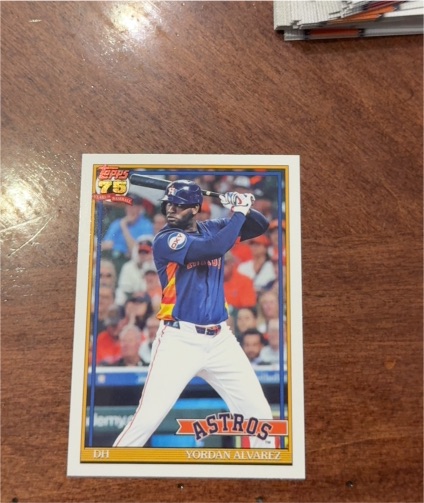 2026 Topps Series 1 1991 Topps #T91-36 Yordan Alvarez — front