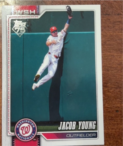 2026 Topps Series 1 #210 Jacob Young — front