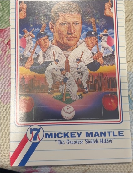 1989 Sports Impressions Mickey Mantle "The Greatest Switch Hitter" — front