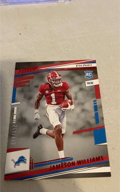 2022 Panini Prestige #307 Jameson Williams — front