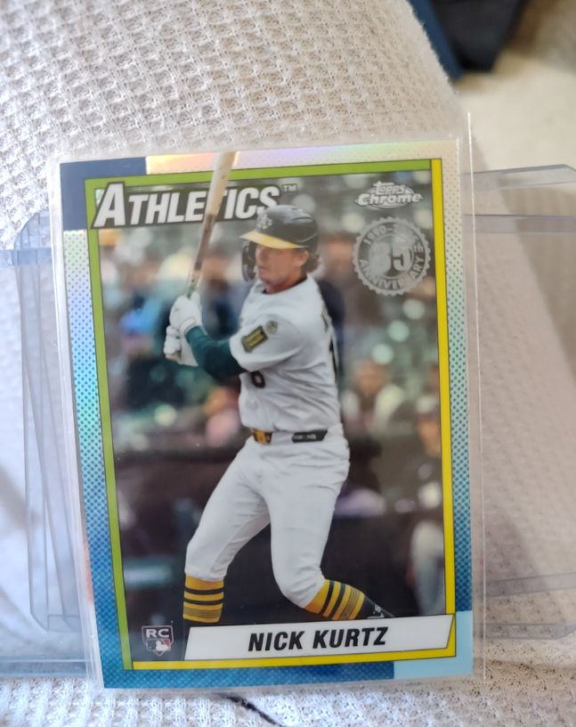 2025 Topps Chrome Update #90CU-21 Nick Kurtz — front