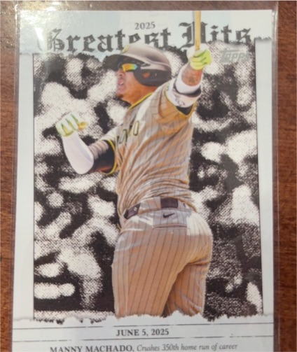 2026 Topps Series 1 Greatest Hits #GH-13 Manny Machado — front