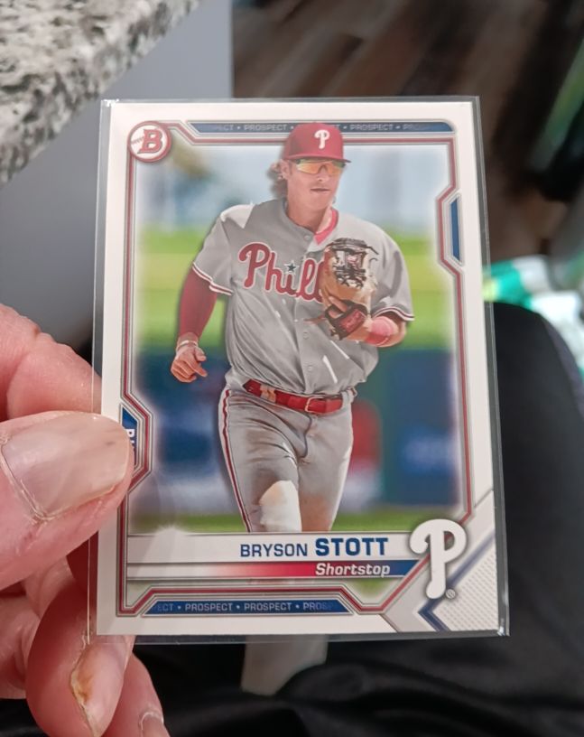 2021 Bowman #BP-17 Bryson Stott — front