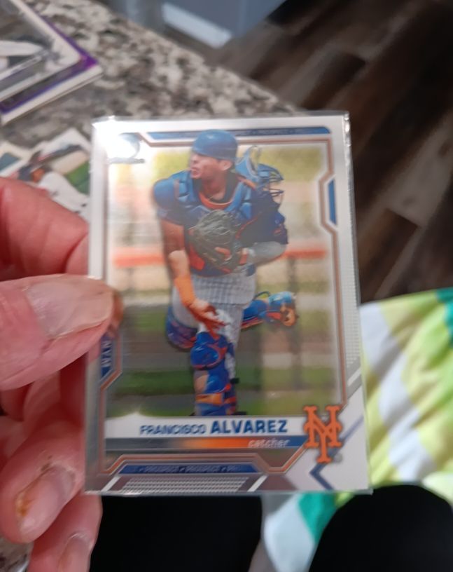2021 Bowman Chrome Prospects #BCP-53 Francisco Alvarez — front