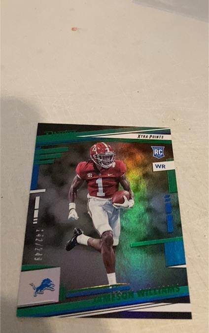 2022 Panini Prestige #307 Jameson Williams — front