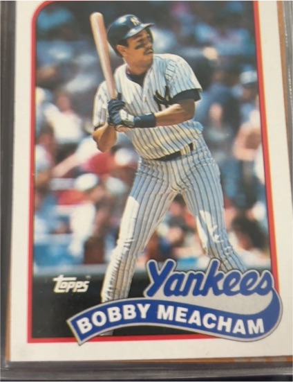 1989 Topps #436 Bobby Meacham — front
