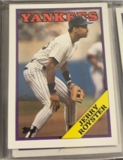 1988 Topps #257 Jerry Royster — front