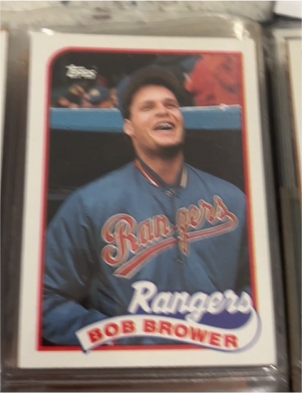 1989 Topps #754 Bob Brower — front