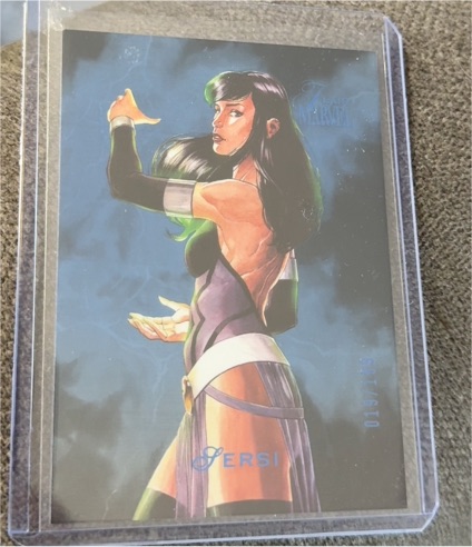 2024 Upper Deck Marvel Flair #56 Sersi — front