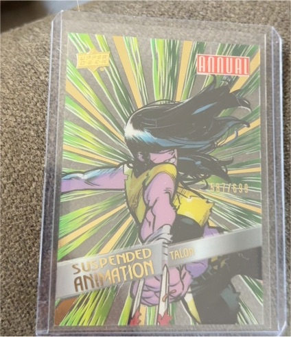 2023-24 Upper Deck Marvel Annual #19 Talon Suspended Animation — front