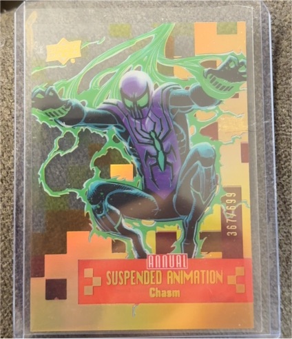 2022-23 Upper Deck Marvel Annual Suspended Animation #9 Chasm — front