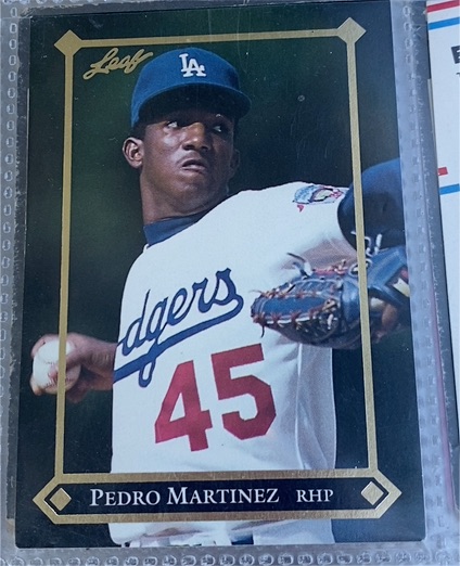 1992 Leaf Gold Leaf Rookies #BC-3 Pedro Martinez — front