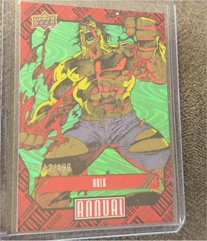 2023 Upper Deck Marvel Annual #33 Hulk — front