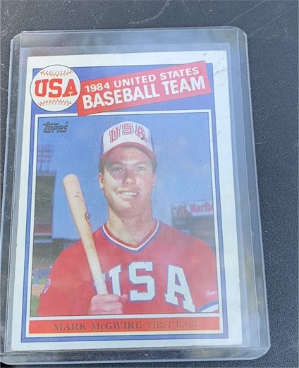 1984 Topps #401 Mark McGwire USA Baseball Team — front