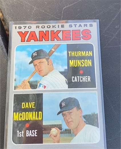 1970 Topps #189 Thurman Munson, Dave McDonald Rookie Stars — front