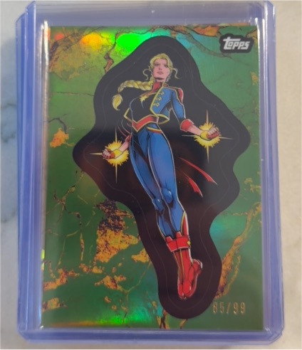 2025 Topps Marvel Comic Book Heroes #109 Captain Marvel — front