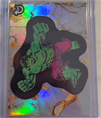 2025 Topps Marvel Comic Book Heroes #41 Hulk Refractor — front