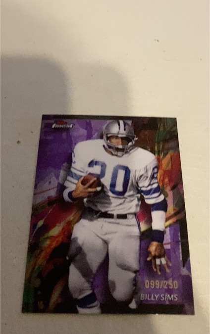 2024 Topps Finest #25 Billy Sims — front