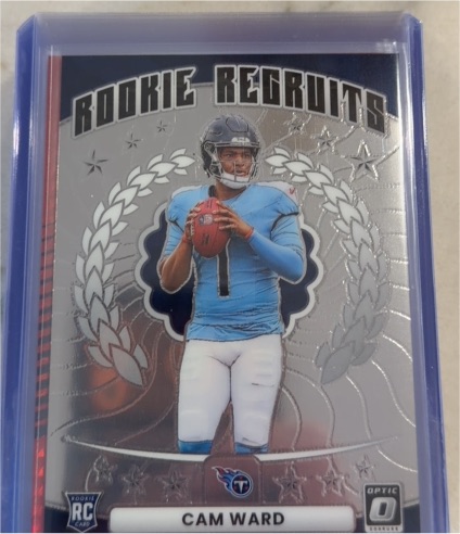 2025 Panini Donruss Optic #1 Cam Ward Rookie Recruits — front