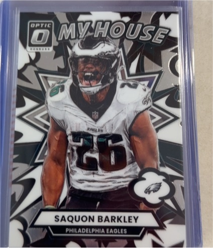2025 Panini Donruss Optic #7 Saquon Barkley My House — front