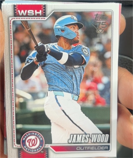 2026 Topps Series 1 #349 James Wood — front
