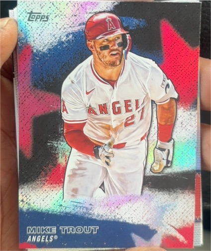 2026 Topps Series 1 Stars of MLB #SMLB-7 Mike Trout — front