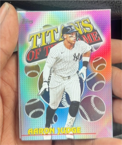 2026 Topps Series 1 Titans Of The Game #TOG-3 Aaron Judge — front