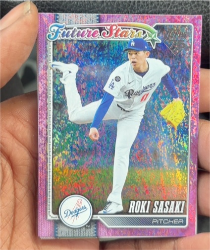 2026 Topps Series 1 #66 Roki Sasaki Los Angeles Dodgers Future Stars — front