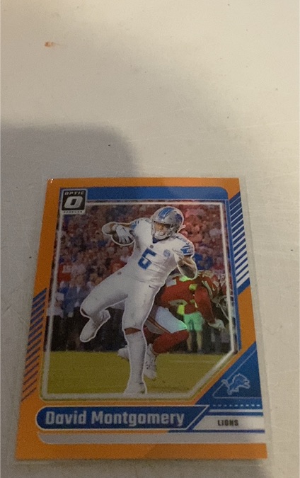 2024 Donruss Optic #65 David Montgomery — front