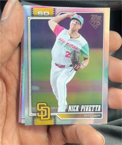 2026 Topps Series 1 #9 Nick Pivetta — front