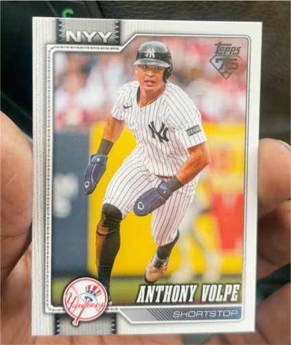 2026 Topps Series 1 #308 Anthony Volpe — front