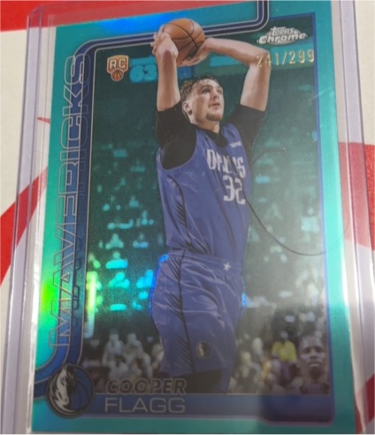 2025-26 Topps Chrome #251 Cooper Flagg — front