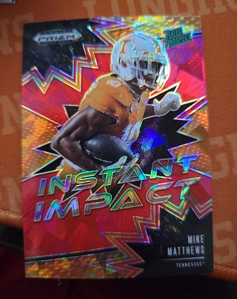 2025 Panini Prizm Draft Picks #II-MMS Mike Matthews Instant Impact — front