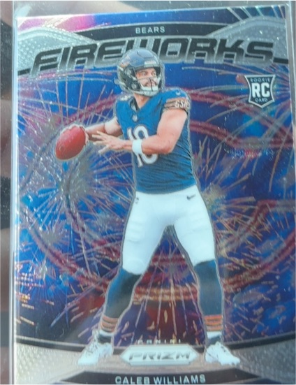 2024 Panini Prizm Fireworks #25 Caleb Williams — front